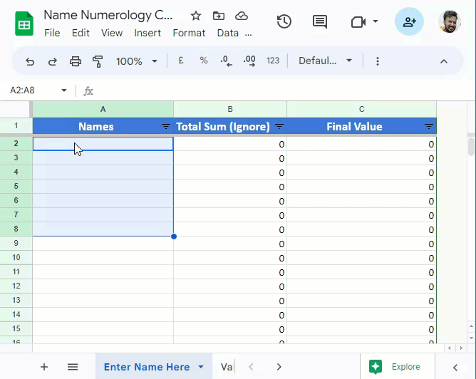name numerology calculator 